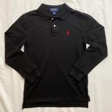 Polo By Ralph Lauren Shirts & Tops | 100% Cotton Mesh Polo Shirt - Boys | Color: Black | Size: Mb