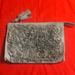 Anthropologie Bags | Anthropologie Gray Leather Clutch | Color: Gray | Size: Os