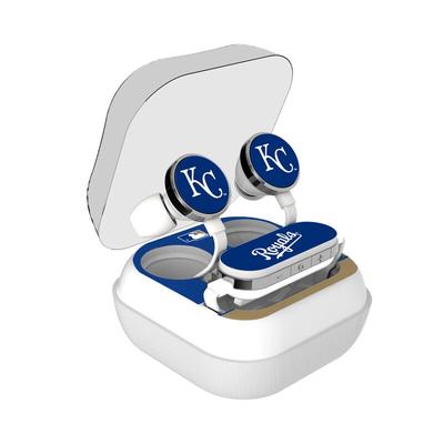 Kansas City Royals Stripe Design Wireless Earbuds