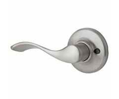 Kwikset Balboa Single Dummy Door Lever 488BL Finish: Polished Brass Handle Orientation: Right