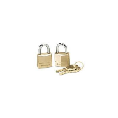 Master Lock® Twin Brass 3-Pin Tumbler Lock