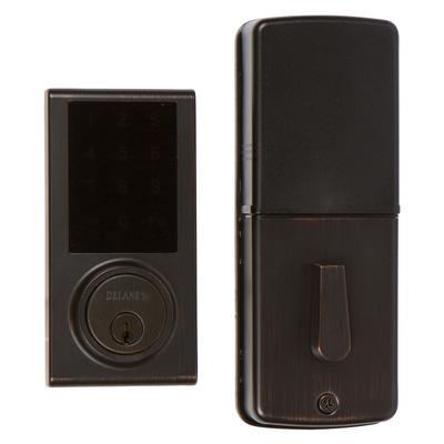 Delaney KP300 KP300 Keyless Entry Electronic Touchpad Deadbolt from the Digital Tuscany Bronze