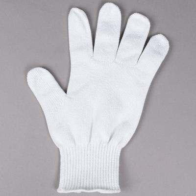San Jamar SG10-M White Cut Resistant Glove with Dyneema - Medium