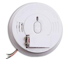 Kidde 00135 - 120 volt AC/DC Spring Load Front Load Hardwired Interconnect Smoke Alarm with Hush? (2