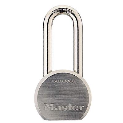 Master Lock 930DLHPF, No. 930 Wide Solid Steel Body Padlock with 2" (51 mm.) Shackle - Keyed Differe