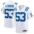 Men's Nike Shaquille Leonard White Indianapolis Colts Game Player Jersey