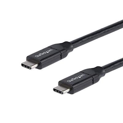 StarTech.com USB C to USB C Cable - 6 ft / 2m - w/ 5A Power Delivery - USB 2.0 - USB-IF Certified -
