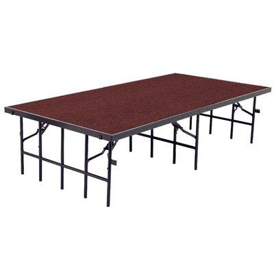 National Public Seating Portable Single Stages & Seated Carpet Stage Package SXXXX Dimensions: 24" H