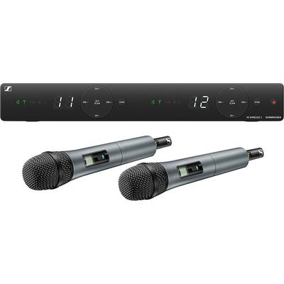 Sennheiser Xsw 1-825 Dual-A Two Channel Handheld Wireless System With E825 Capsules A Black
