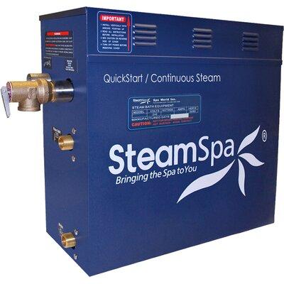 Steam Spa Oasis 12 kW QuickStart Steam Bath Generator Package with Built-in Auto Drain OAT1200 Finis