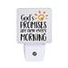 Dexsa God's Promises Are New Night Light Plastic in Black/White | 4.5 H x 3 W x 1.8 D in | Wayfair DX2139