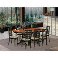 August Grove® Pilcher Rubberwood Solid Wood Dining Set Wood/Upholstered in Brown | Wayfair 601585F638E7407EB33F2605A45466B3