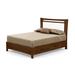 Copeland Furniture Monterey Solid Wood Bed Wood and /Upholstered/Polyester/Genuine Leather in White | 76.25 W x 88 D in | Wayfair