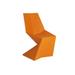 Vondom Vertex Patio Dining Chair Plastic/Resin in Orange | 33.75 H x 20.75 W x 20.75 D in | Wayfair 51007-ORANGE