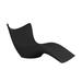 Vondom Surf Sun Chaise Lounge Plastic in Black | 35.5 H x 35.75 W x 74.25 D in | Outdoor Furniture | Wayfair 51011-BLACK