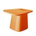 Vondom Noma Plastic Dining Table Plastic in Orange | 29.25 H x 39.25 W x 38.25 D in | Outdoor Dining | Wayfair 45100F-ORANGE