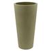 Vondom Cono High Resin Cone Pot Planter Resin/Plastic in Brown | 15.25 H x 11.75 W x 11.75 D in | Wayfair 40530-KHAKI