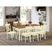 August Grove® Carmel Butterfly Leaf Rubberwood Solid Wood Dining Set Wood in Brown/White | Wayfair C82B4974B31D4DCBA88D6ADA579A9DB1