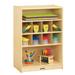 Jonti-Craft 10 Compartment Cubby w/ Casters Wood in Brown | 35.5 H x 24 W x 15 D in | Wayfair 0358JC