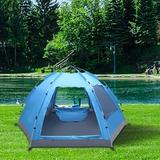 Ubesgoo Tent Fiberglass in Blue/Gray | 55.12 H x 96 W x 110 D in | Wayfair wu1-G26000622