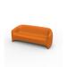 Vondom Blow 78.75" Wide Outdoor Patio Sofa Plastic in Orange | 30 H x 78.75 W x 31.25 D in | Wayfair 55016-ORANGE