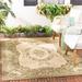 Green/White 79 x 0.25 in Indoor/Outdoor Area Rug - Fleur De Lis Living Galena Oriental Green/Beige Indoor/Outdoor Area Rug | Wayfair