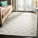 White 60 x 0.63 in Area Rug - Winston Porter Cannen Geometric Handmade Tufted Wool Blue/Ivory Area Rug Wool | 60 W x 0.63 D in | Wayfair