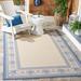 White 48 x 0.25 in Area Rug - Fleur De Lis Living Galena Oriental Ivory Indoor/Outdoor Area Rug | 48 W x 0.25 D in | Wayfair