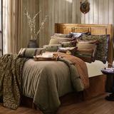 Loon Peak® Bryker Olive/Jacquard Rustic Cabin Lodge Comforter Set Polyester/Polyfill/Microfiber in Brown | Wayfair 7774A56C2C384D55B6BEEFFDC6263E46