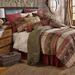 Loon Peak® Burrill/Tan Aztec Print Western Rustic 7 Piece Comforter Set Polyester/Polyfill/Microfiber in Brown/Red | Wayfair