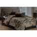 World Menagerie Camargue Animal Print Faux Fur Comforter Set Polyester/Polyfill/Microfiber in Brown | Queen Comforter + 6 Additional Pieces | Wayfair