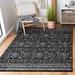 Black/White 96 x 0.39 in Indoor Area Rug - Union Rustic Summey Southwestern Black/Ivory Area Rug | 96 W x 0.39 D in | Wayfair