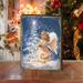 The Holiday Aisle® Muammer My Christmas Wish by Dona Gelsinger Wood Block Wood in White | 36 H x 7 W x 1 D in | Wayfair