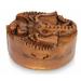 World Menagerie Lucana Decorative Auspicious Ganesha Wood Puzzle Box Wood in Brown/Gray | 2.8 H x 5 W x 3 D in | Wayfair 215935