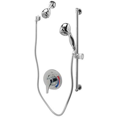 Zurn Elkay Z7300-SS-MT-HW Temp Gard Shower Unit with Wall / Handheld Shower Head, and Mounting Slide Bar