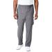 Men's Big & Tall Lightweight Jersey Cargo Sweatpants by KingSize in Heather Slate (Size 5XL)