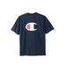 Men's Big & Tall Large Logo Tee by Champion® in Navy (Size 5XL)