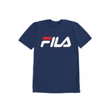 Men's Big & Tall FILA® Short-Sleeve Logo Tee by FILA in Navy (Size 3XL)