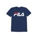 Men's Big & Tall FILA® Short-Sleeve Logo Tee by FILA in Navy (Size 3XL)