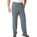 Men's Big & Tall Wicking Fleece Open Bottom Pants by KS Sport™ in Heather Dark Slate (Size 6XL)