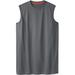 Men's Big & Tall Longer-Length Heavyweight Muscle Tee by Boulder Creek in Steel (Size XL)