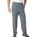 Men's Big & Tall Wicking Fleece Open Bottom Pants by KS Sport™ in Heather Dark Slate (Size 2XL)