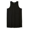 Men's Big & Tall Shrink-Less™ Lightweight Longer-Length Tank by KingSize in Heather Charcoal (Size L) Shirt