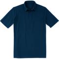 Men's Big & Tall Heavyweight Jersey Polo Shirt by KingSize in Navy (Size 7XL)