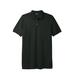 Men's Big & Tall Longer-Length Shrink-Less™ Piqué Polo Shirt by KingSize in Heather Charcoal (Size 9XL)