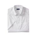 Men's Big & Tall KS Signature Wrinkle-Free Short-Sleeve Dress Shirt by KS Signature in White (Size 22)
