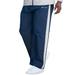 Men's Big & Tall Champion® Track Pants by Champion in Navy Grey (Size 2XLT)