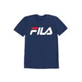Men's Big & Tall FILA® Short-Sleeve Logo Tee by FILA in Navy (Size 5XLT)