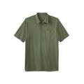 Men's Big & Tall Heavyweight Jersey Polo Shirt by KingSize in Heather Moss (Size 9XL)