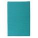 Simple Home Solid Rug by Colonial Mills in Turquoise (Size 5'W X 5'L)